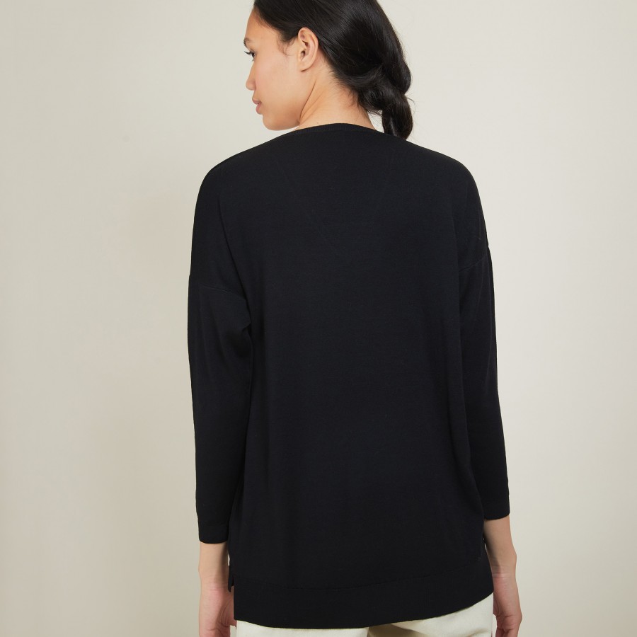 V-neck wool sweater - Bernice