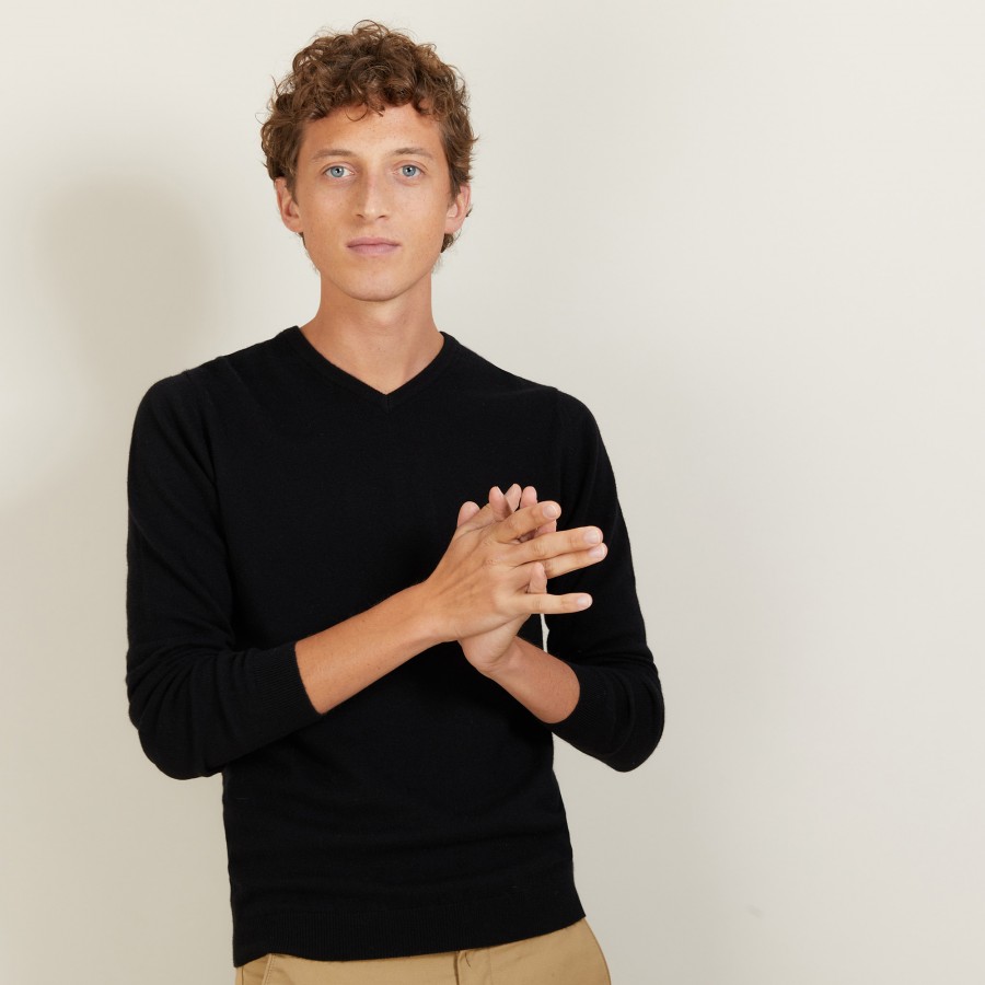 V-neck cashmere sweater - Benjamin