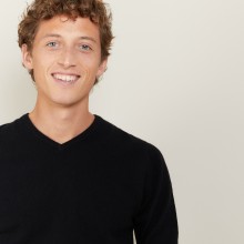 V-neck cashmere sweater - Benjamin