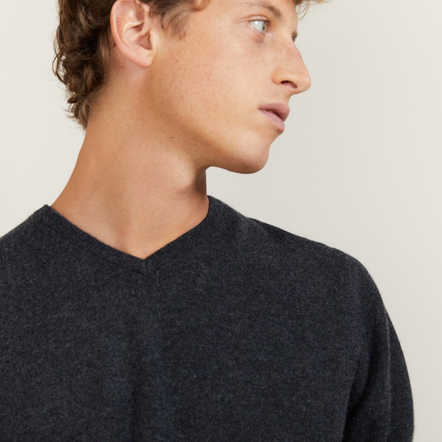 V-neck cashmere sweater - Benjamin