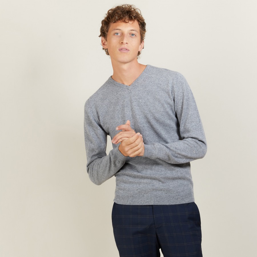 V-neck cashmere sweater - Benjamin