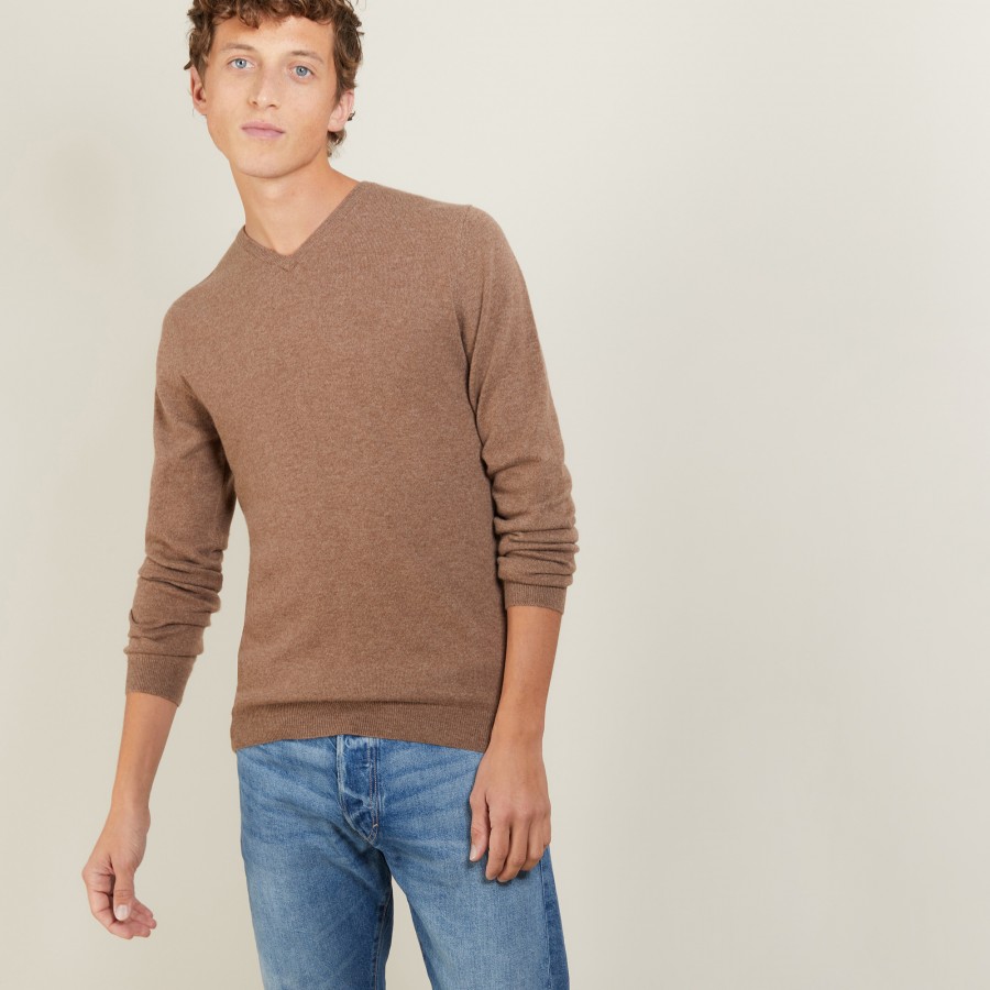 V-neck cashmere sweater - Benjamin