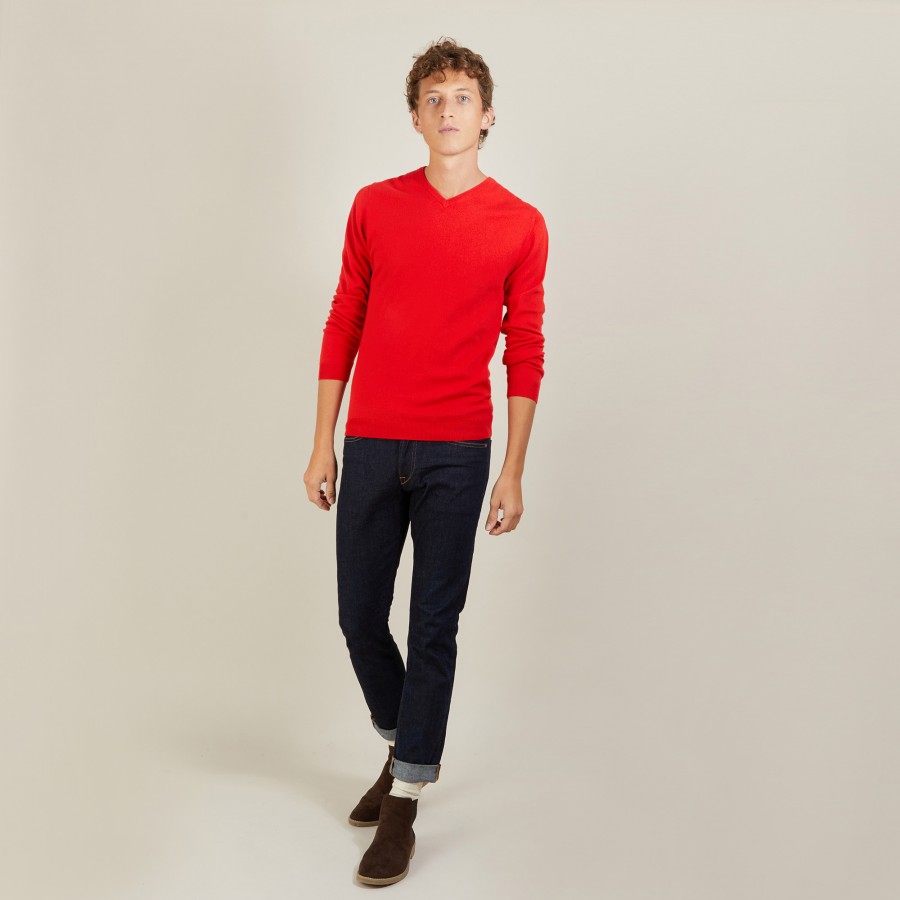 V-neck cashmere sweater - Benjamin