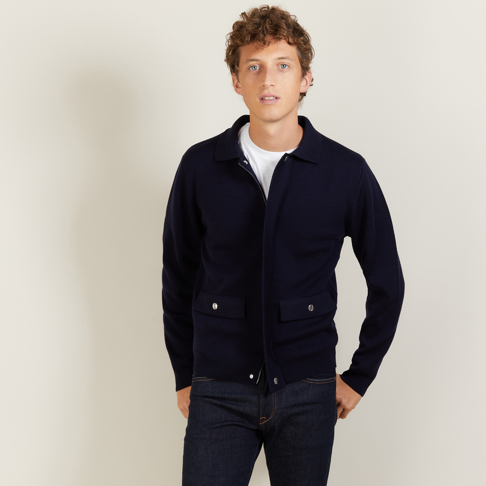  Wool jacket  with pockets Leopol