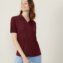 Polo manches courtes à motifs - Angie
