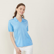 Polo manches courtes à motifs - Angie