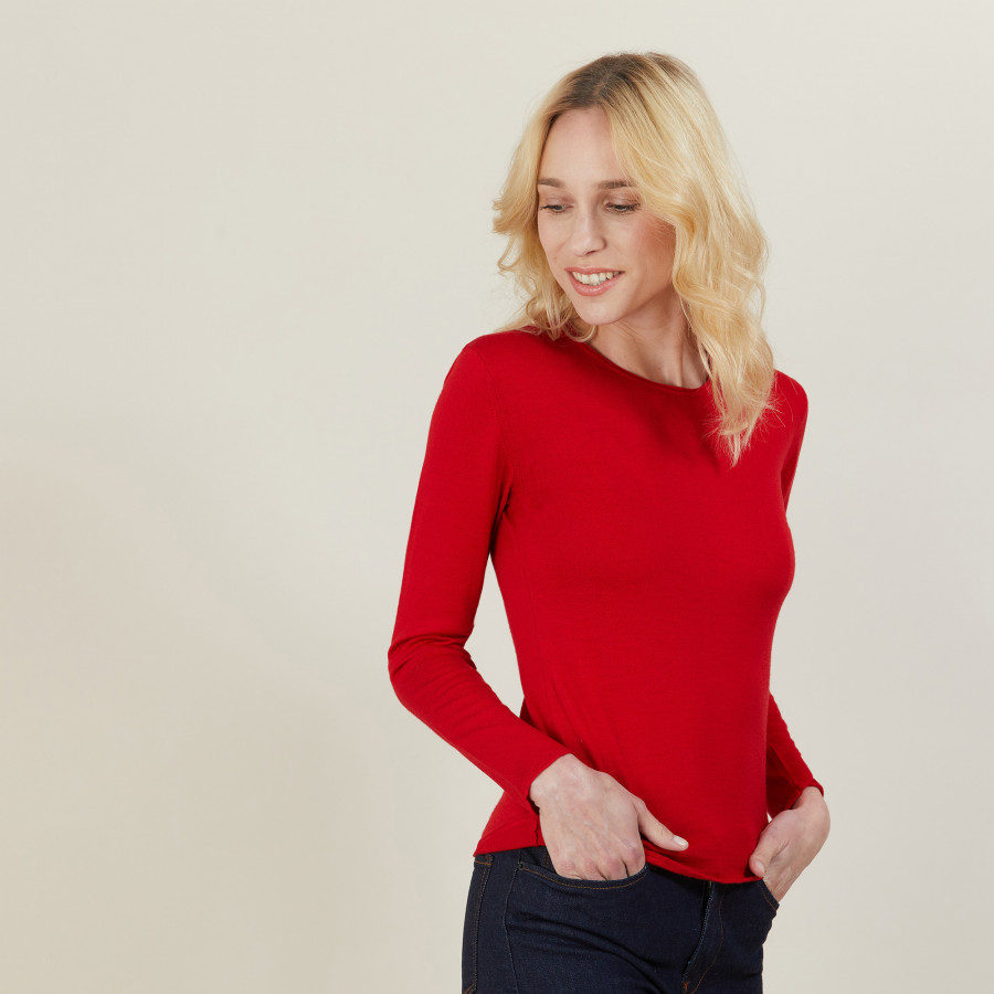 Pull ras du cou en laine - Bourse