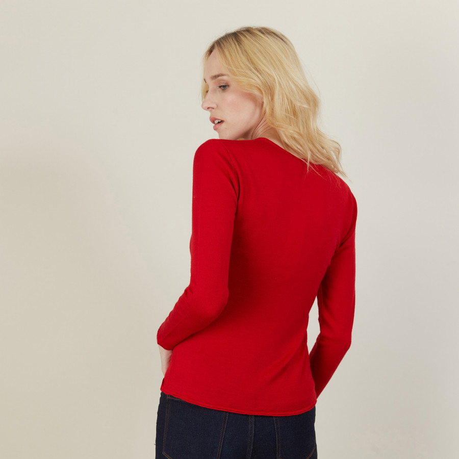 Pull ras du cou en laine - Bourse