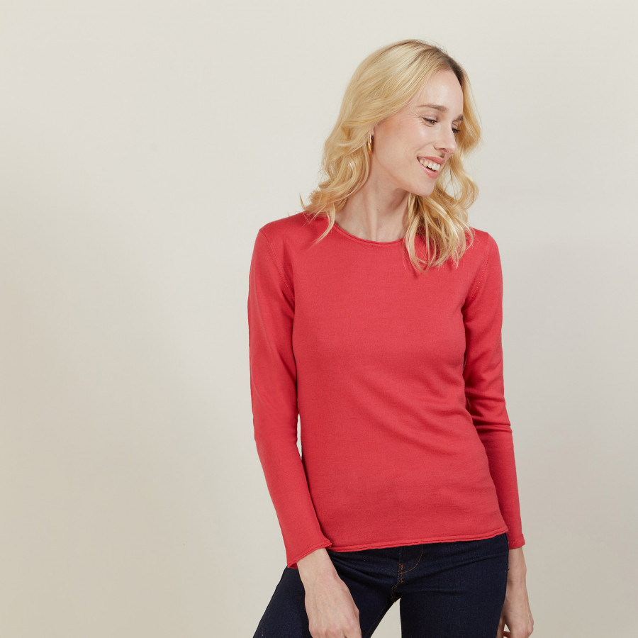 Pull ras du cou en laine - Bourse