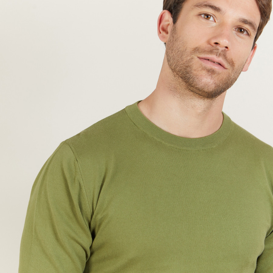 Cotton round neck sweater - Balboa