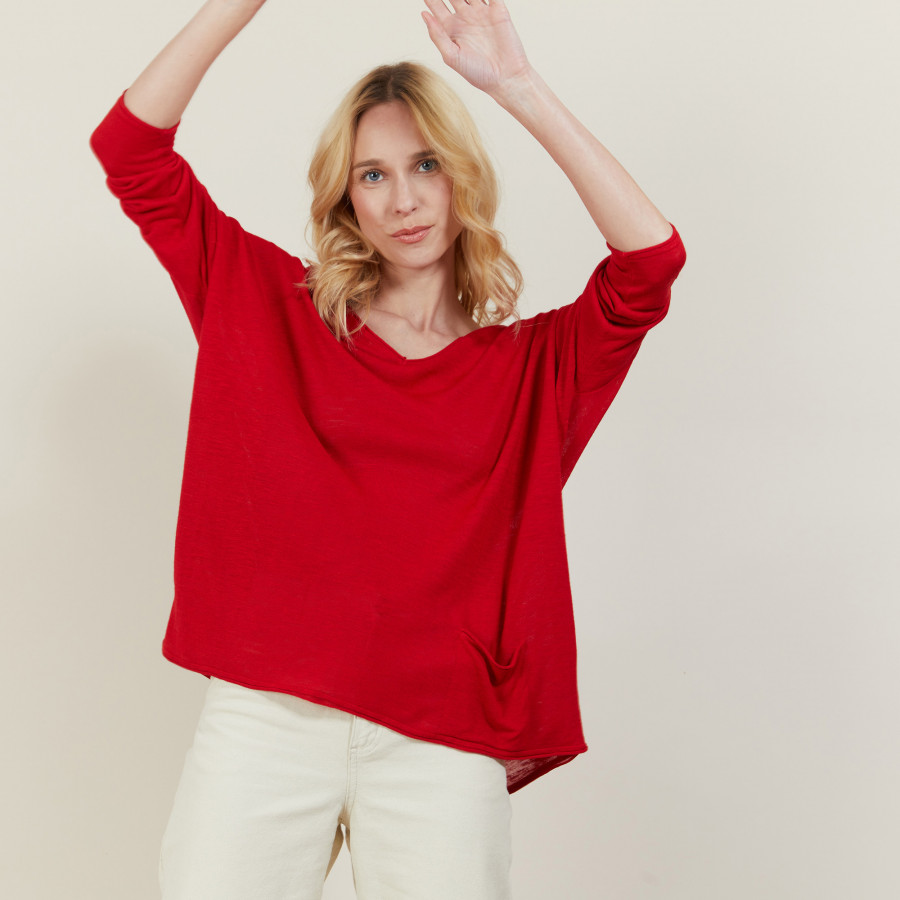 T SHIRT LIN FLAMME - BALOU
