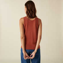 Fine knit bamboo cashmere tank top - Aetim