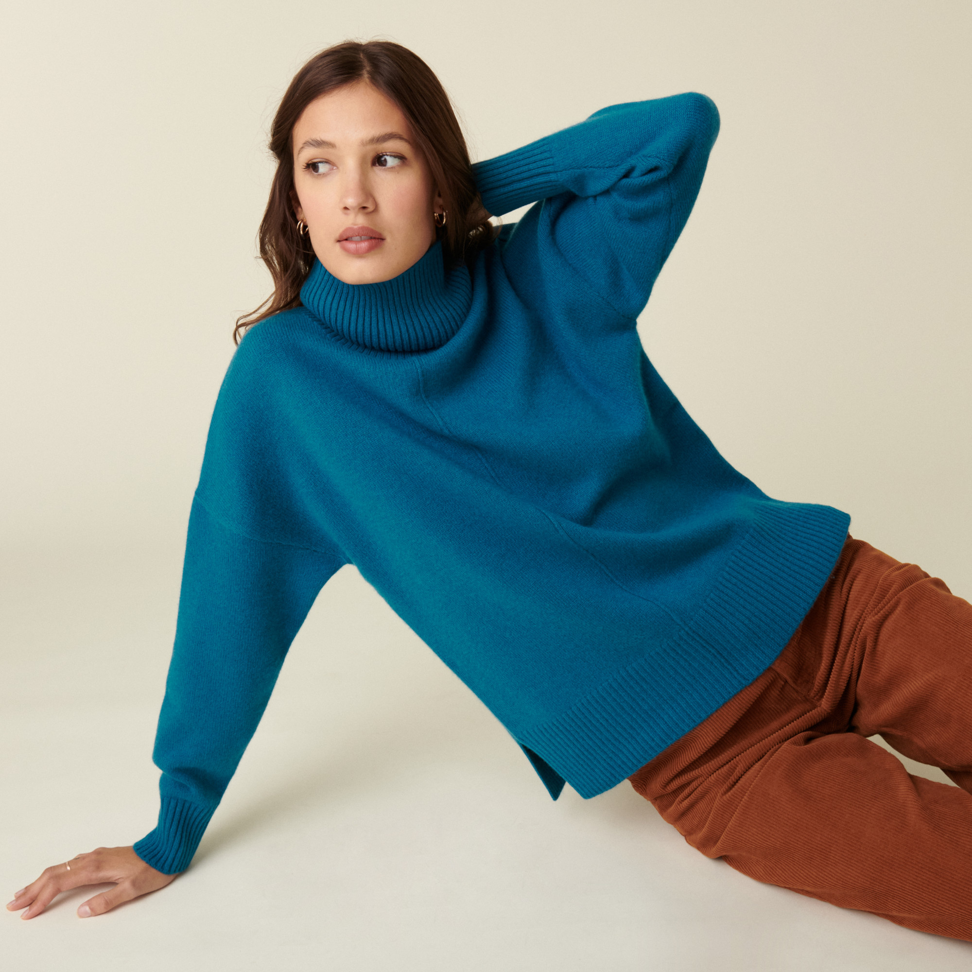 4-ply cashmere turtleneck sweater - Adena