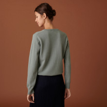 Round neck cashmere sweater - Abeline