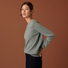 Round neck cashmere sweater - Abeline