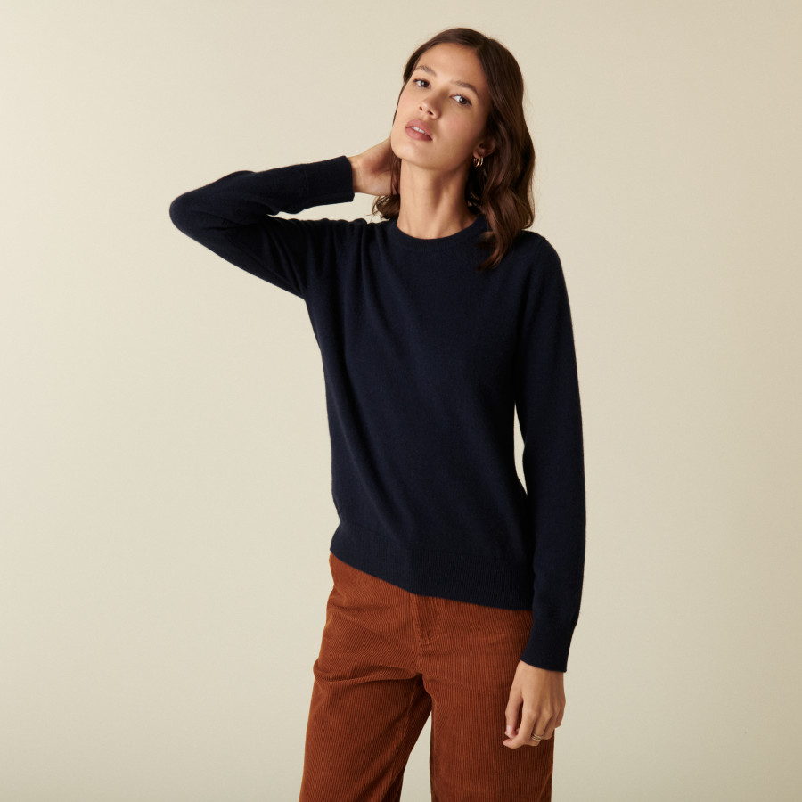 Round neck cashmere sweater - Abeline