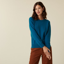 Round neck cashmere sweater - Abeline