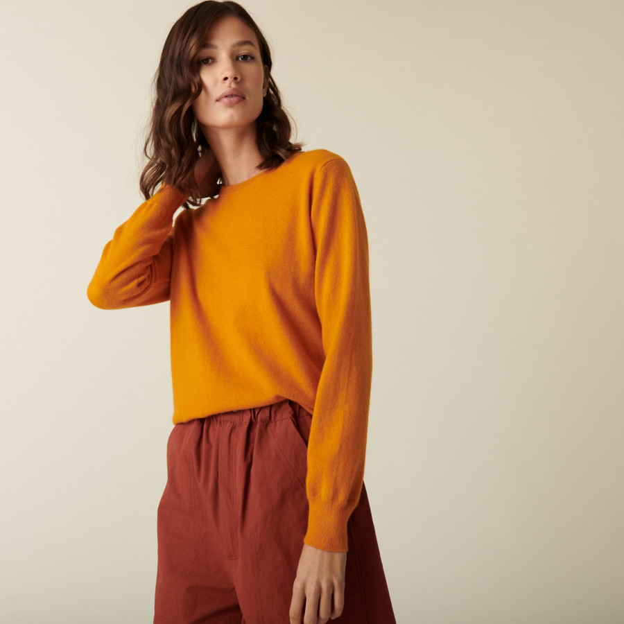 Round neck cashmere sweater - Abeline