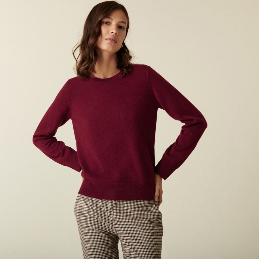 Round neck cashmere sweater - Abeline