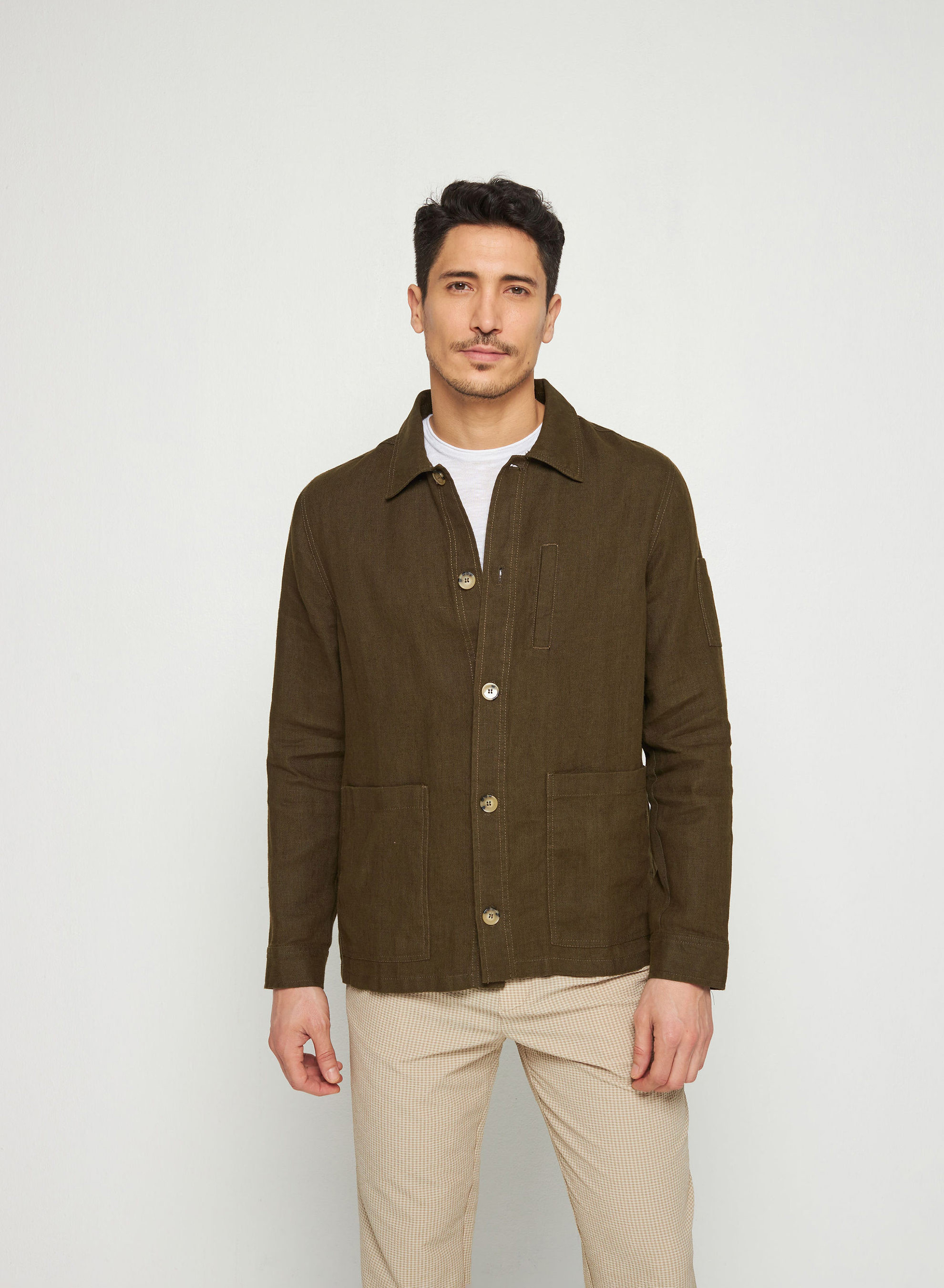 Casual linen overshirt - Rodrigue