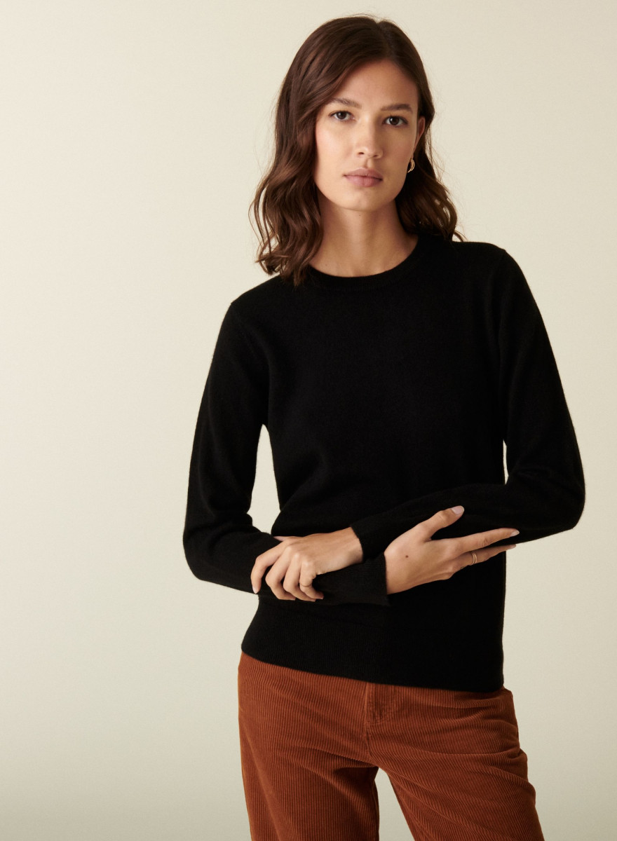 Round neck cashmere sweater - Abeline