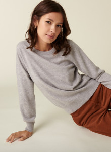 Round neck cashmere sweater - Abeline