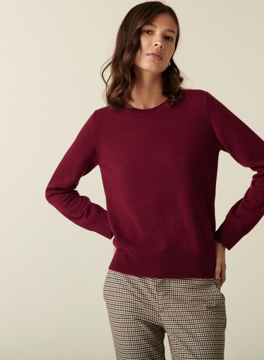 Round neck cashmere sweater - Abeline