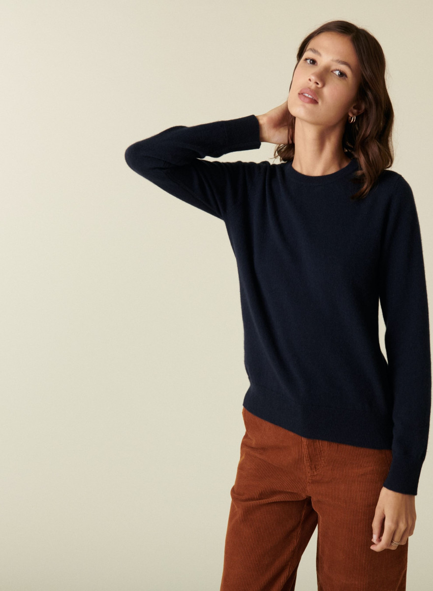 Round neck cashmere sweater - Abeline