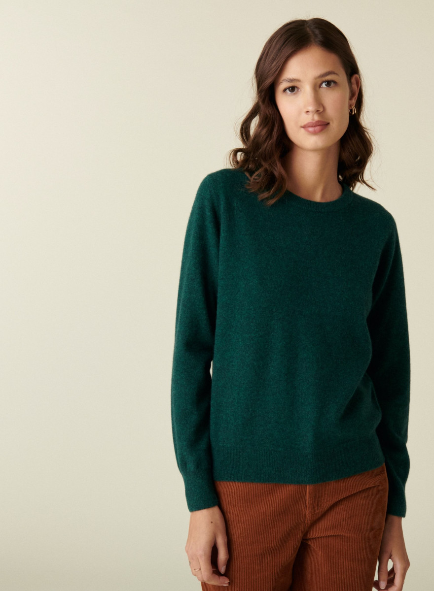 Round neck cashmere sweater - Abeline