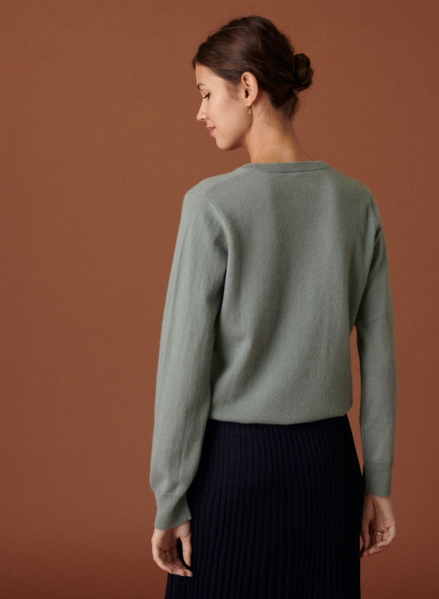 Round neck cashmere sweater - Abeline