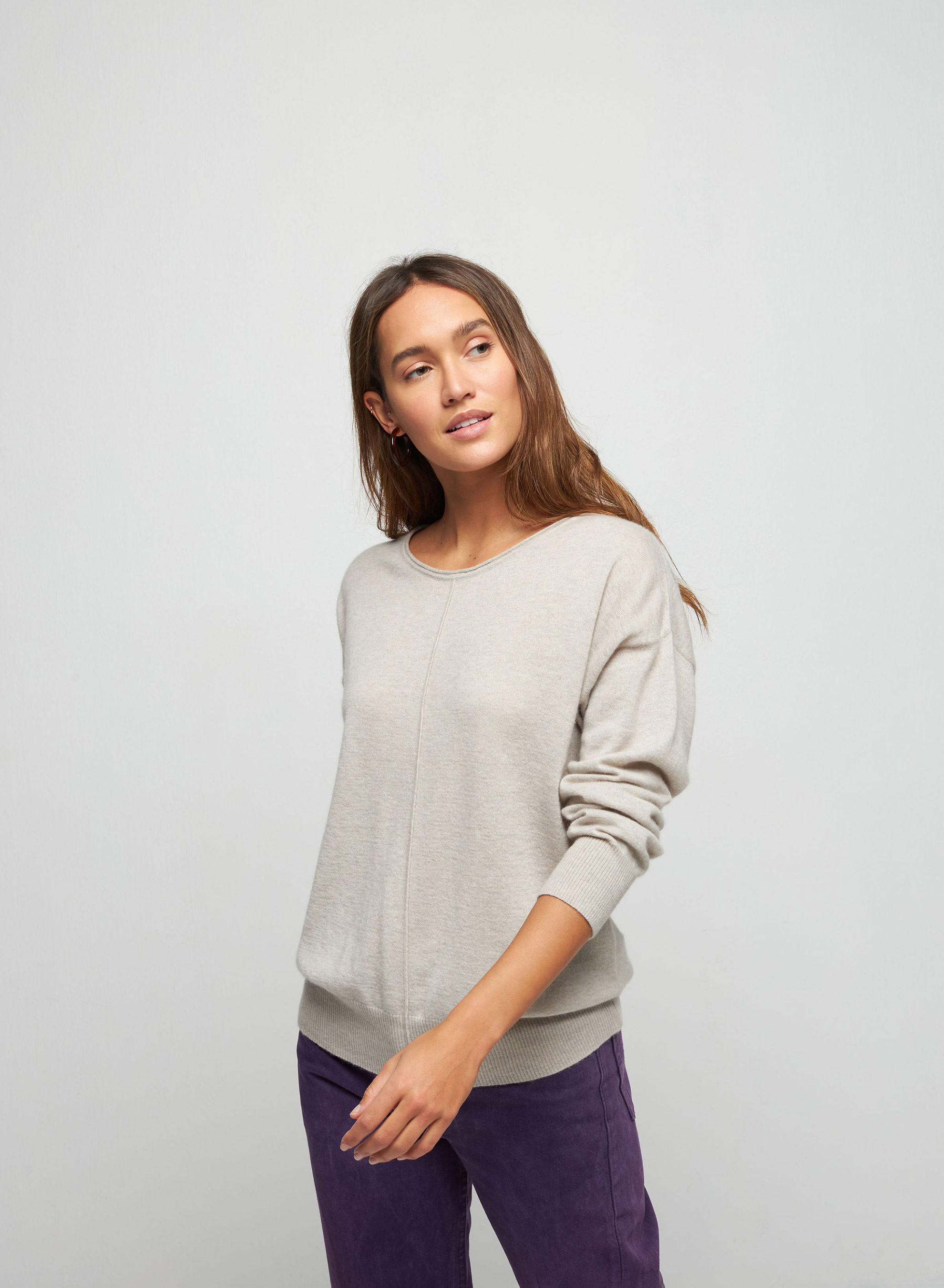 light cashmere sweater