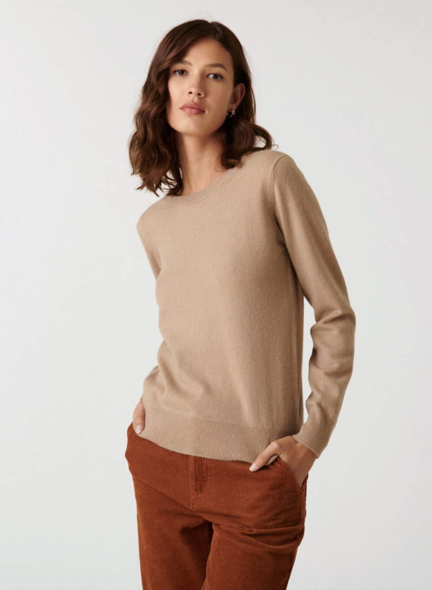 Round neck cashmere sweater - Abeline