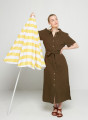 Robe chaine et trame 100% lin -Tori