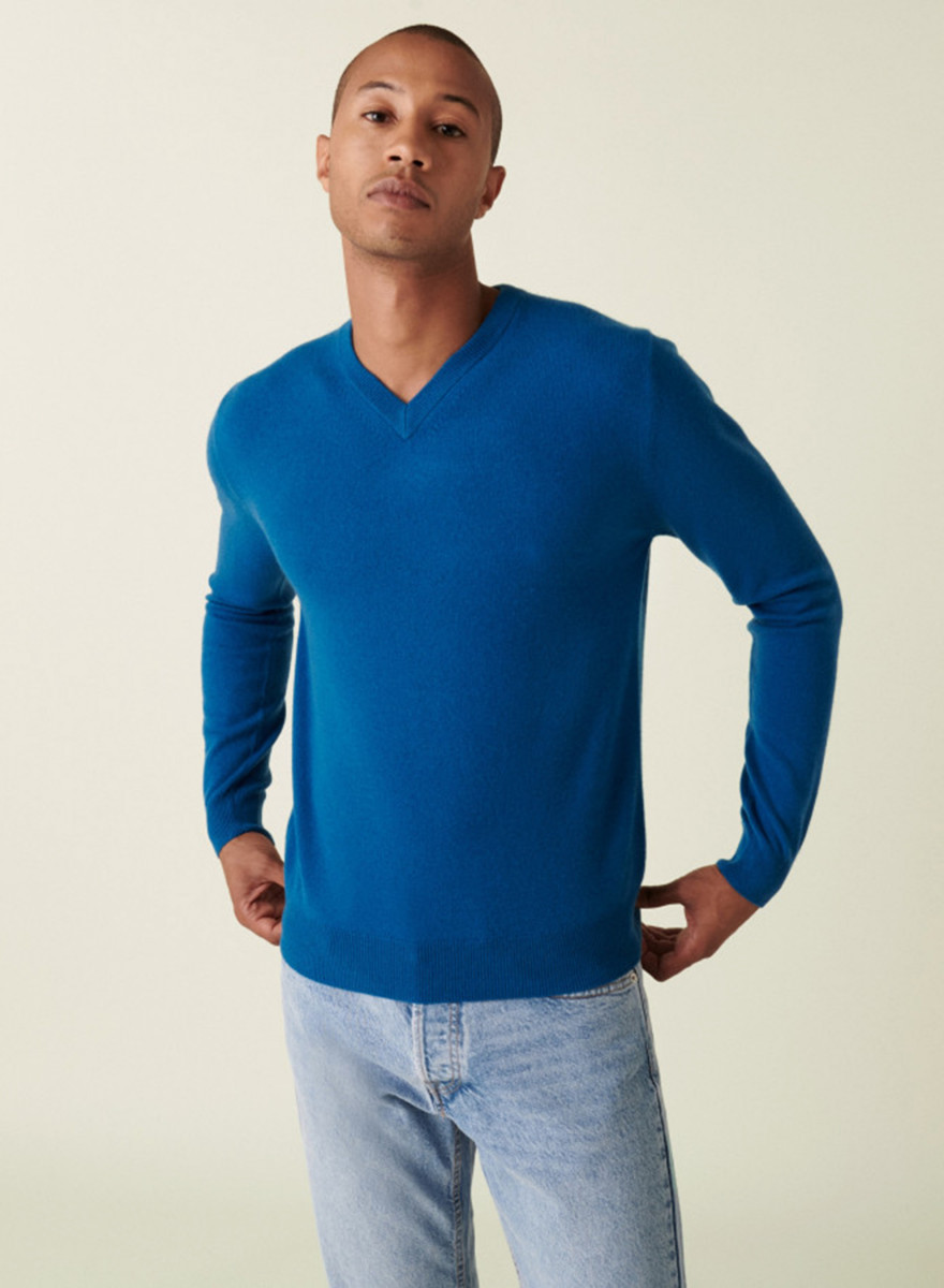 Cashmere V-neck sweater - Evann