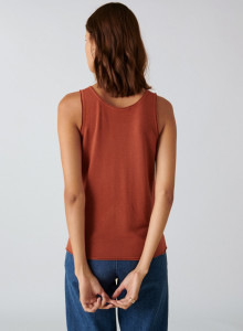 Fine knit bamboo cashmere tank top - Aetim