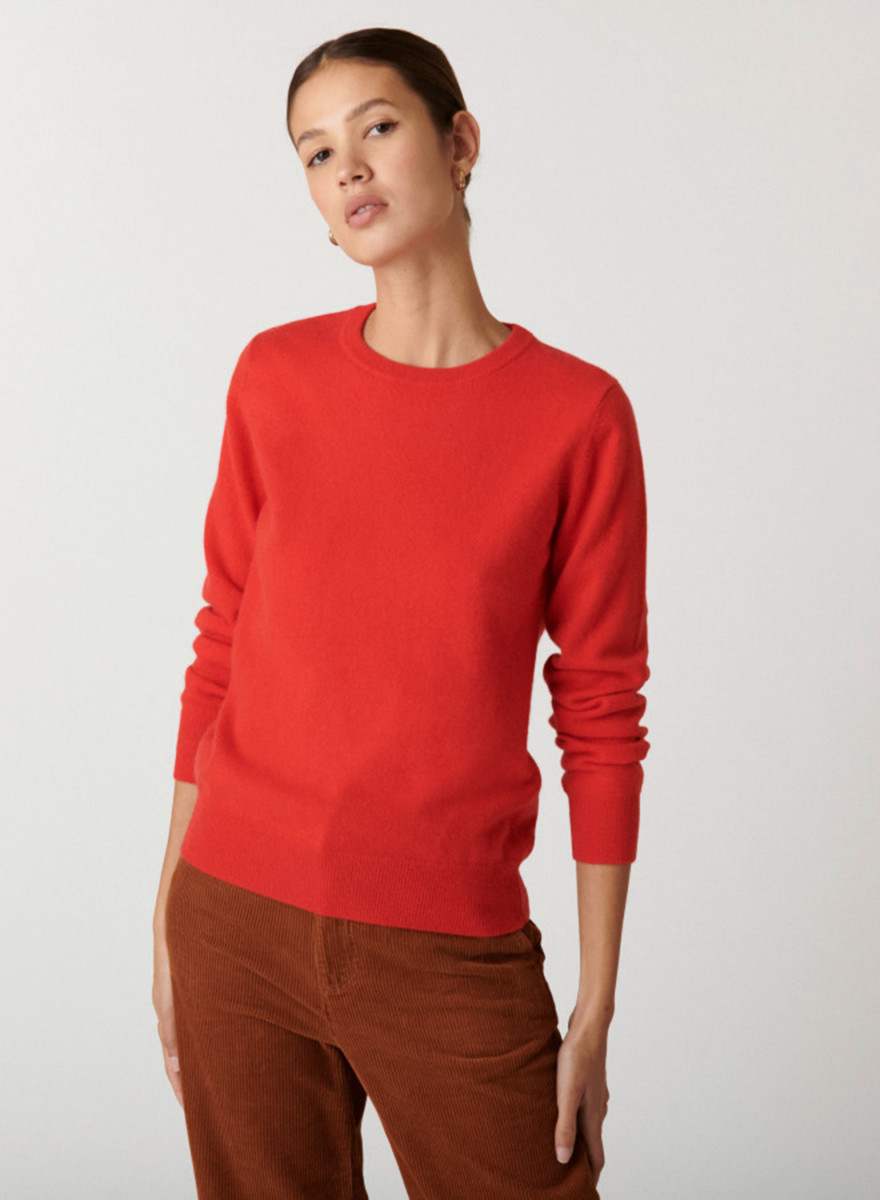 Round neck cashmere sweater - Abeline