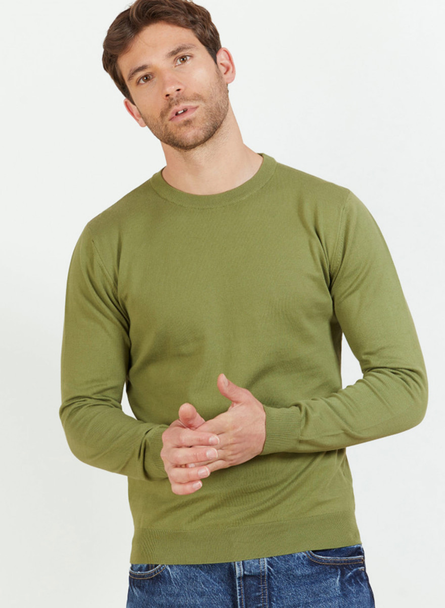 Cotton round neck sweater - Balboa