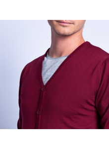 Gilet en laine mérinos Falco 6350 glace - 11 gris clair