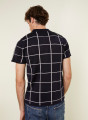 Polo homme carreaux Fil Lumière Marin 6183 nectar - 51 bordeaux