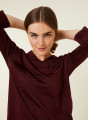 Polo Fil Lumière manches coudes à motifs - Emy