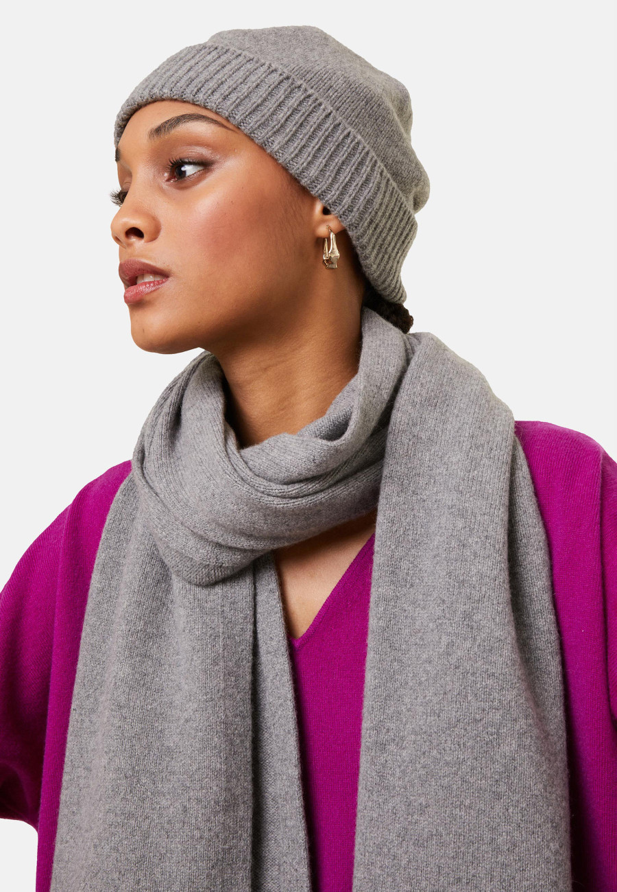 Unisex beanie in recycled cashmere and wool - Gad