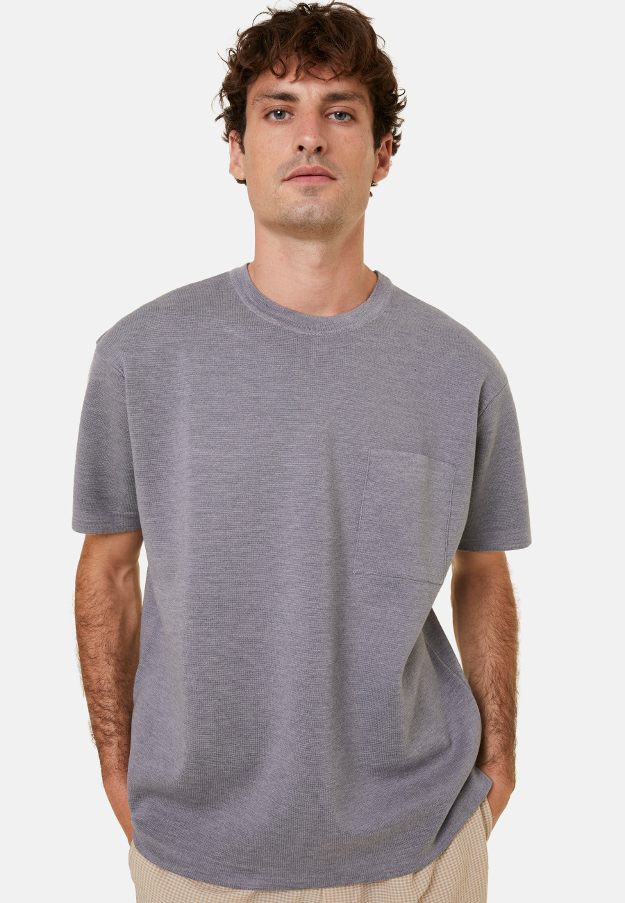 T-shirt ample avec poche en laine mérinos - Florentin