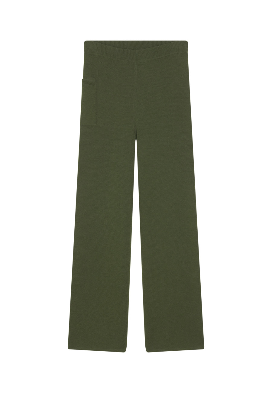 Pantalon avec poche en laine mérinos - Gaetane