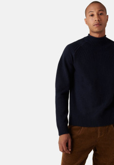 Cashmere sweater collar with mesh set - Arman 