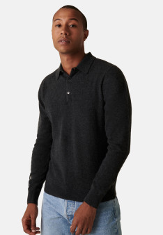 Cashmere polo neck sweater - Emerson