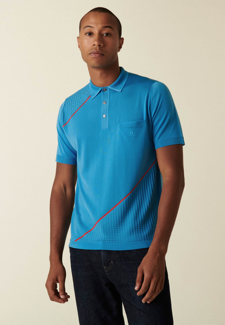 Polo en Fil Lumière bicolore - Daly