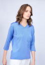 Polo femme manches 3/4 Fil Lumière