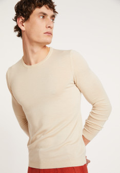 Pull col rond en 100% laine mérinos - Bardem