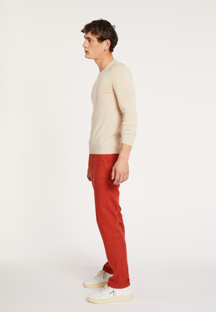 Pull col rond en 100% laine mérinos - Bardem