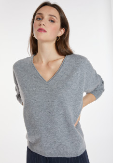 Short cashmere sweater - Alex